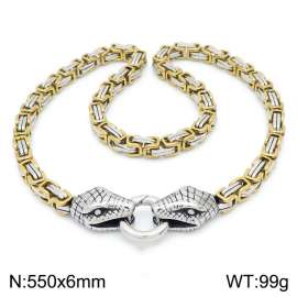 SS Gold-Plating Necklace