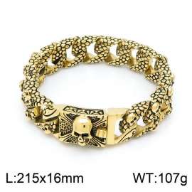 Stainless Skull Bracelet