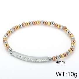 Stainless Steel Stone Bracelet