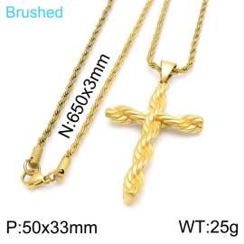 SS Gold-Plating Necklace