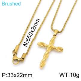 SS Gold-Plating Necklace