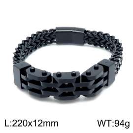 Stainless Steel Black-plating Bracelet