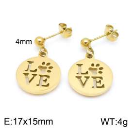 SS Gold-Plating Earring