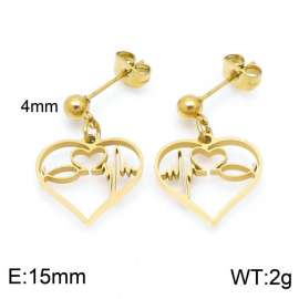 SS Gold-Plating Earring