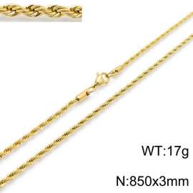 SS Gold-Plating Necklace