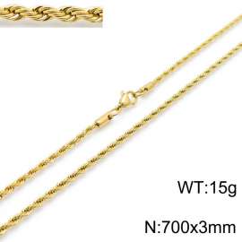 SS Gold-Plating Necklace