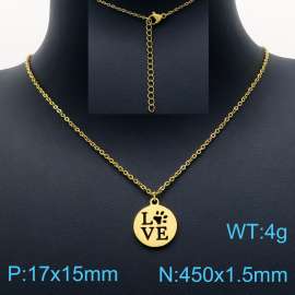 SS Gold-Plating Necklace