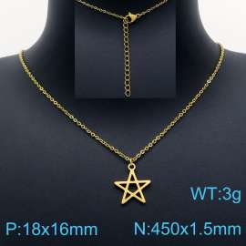 SS Gold-Plating Necklace