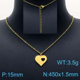 SS Gold-Plating Necklace