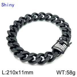 Stainless Steel Black-plating Bracelet