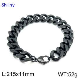 Stainless Steel Black-plating Bracelet