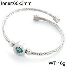 Stainless Steel Wire Bangle