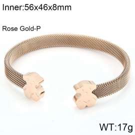 Stainless Steel Rose Gold-plating Bangle