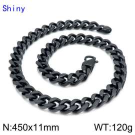 Stainless Steel Black-plating Necklace