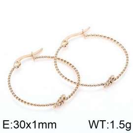 SS Rose Gold-Plating Earring