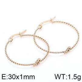 SS Rose Gold-Plating Earring