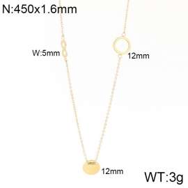 SS Gold-Plating Necklace