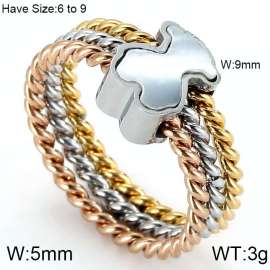 Stainless Steel Gold-plating Ring