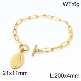 Stainless Steel Gold-plating Bracelet