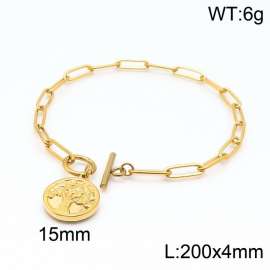 Stainless Steel Gold-plating Bracelet