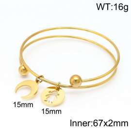 Stainless Steel Gold-plating Bangle