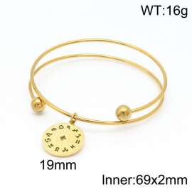 Stainless Steel Gold-plating Bangle