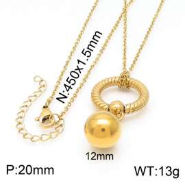 SS Gold-Plating Necklace