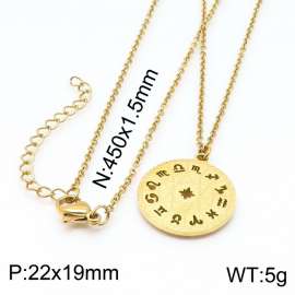 SS Gold-Plating Necklace