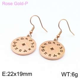 SS Rose Gold-Plating Earring