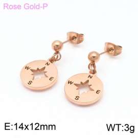 SS Rose Gold-Plating Earring