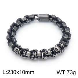 Stainless Skull Bracelet