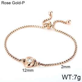 Stainless Steel Rose Gold-plating Bracelet