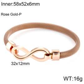 Stainless Steel Rose Gold-plating Bangle