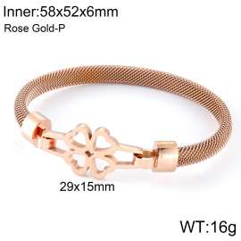 Stainless Steel Rose Gold-plating Bangle