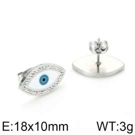 Stainless Steel Stone&Crystal Earring