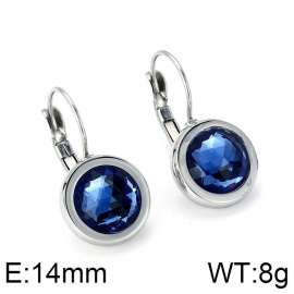 Stainless Steel Stone&Crystal Earring