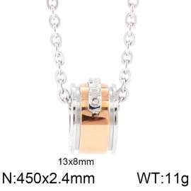 SS Rose Gold-Plating Necklace