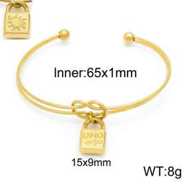 Stainless Steel Gold-plating Bangle