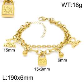 Stainless Steel Gold-plating Bracelet