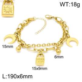 Stainless Steel Gold-plating Bracelet