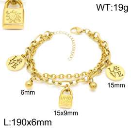 Stainless Steel Gold-plating Bracelet