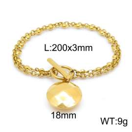 Stainless Steel Gold-plating Bracelet