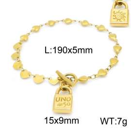 Stainless Steel Gold-plating Bracelet