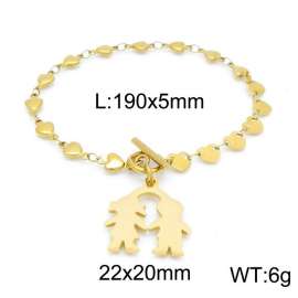 Stainless Steel Gold-plating Bracelet