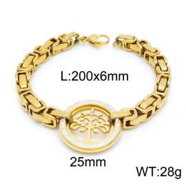 Stainless Steel Gold-plating Bracelet