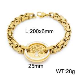 Stainless Steel Gold-plating Bracelet