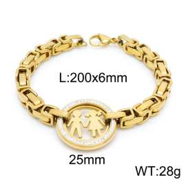 Stainless Steel Gold-plating Bracelet