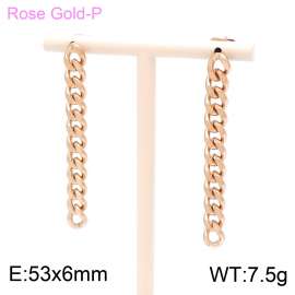 SS Rose Gold-Plating Earring