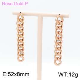 SS Rose Gold-Plating Earring