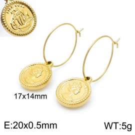 SS Gold-Plating Earring